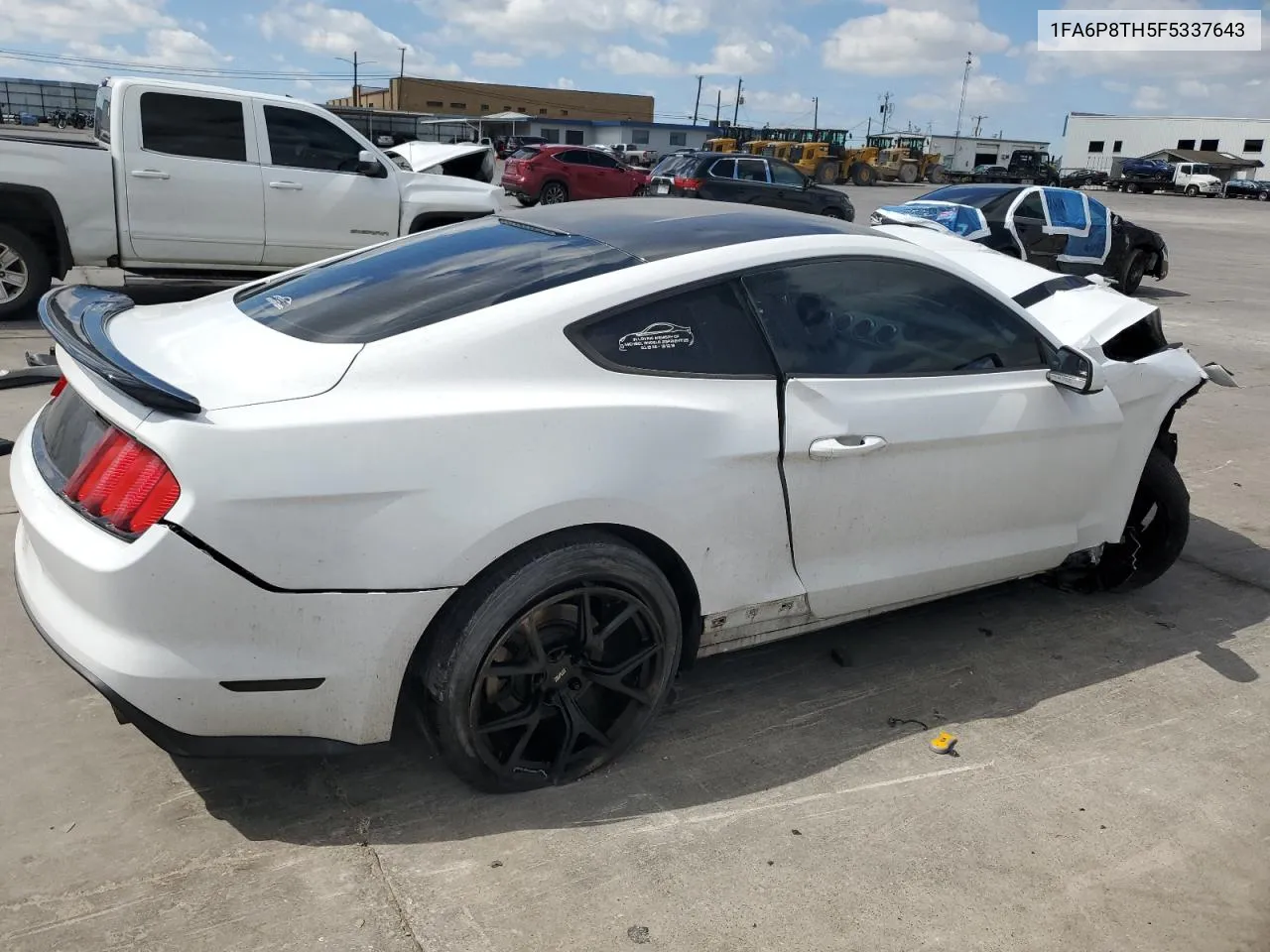 2015 Ford Mustang VIN: 1FA6P8TH5F5337643 Lot: 72825374