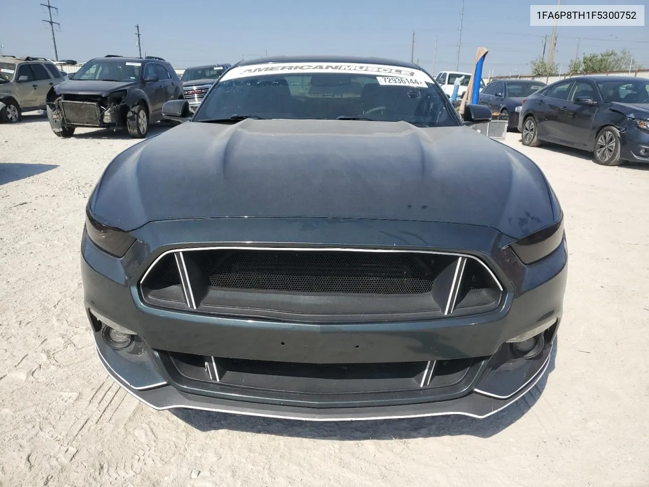 2015 Ford Mustang VIN: 1FA6P8TH1F5300752 Lot: 72936144