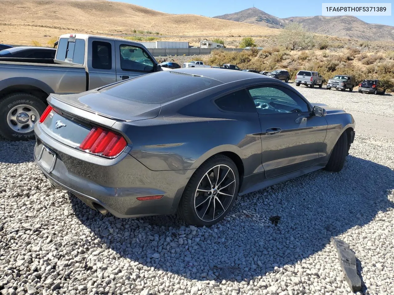 2015 Ford Mustang VIN: 1FA6P8TH0F5371389 Lot: 72949534