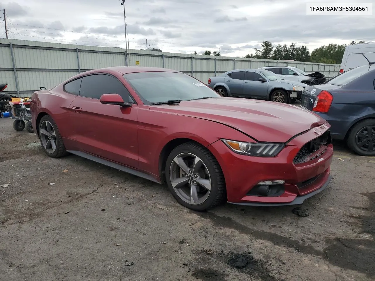 2015 Ford Mustang VIN: 1FA6P8AM3F5304561 Lot: 73514114