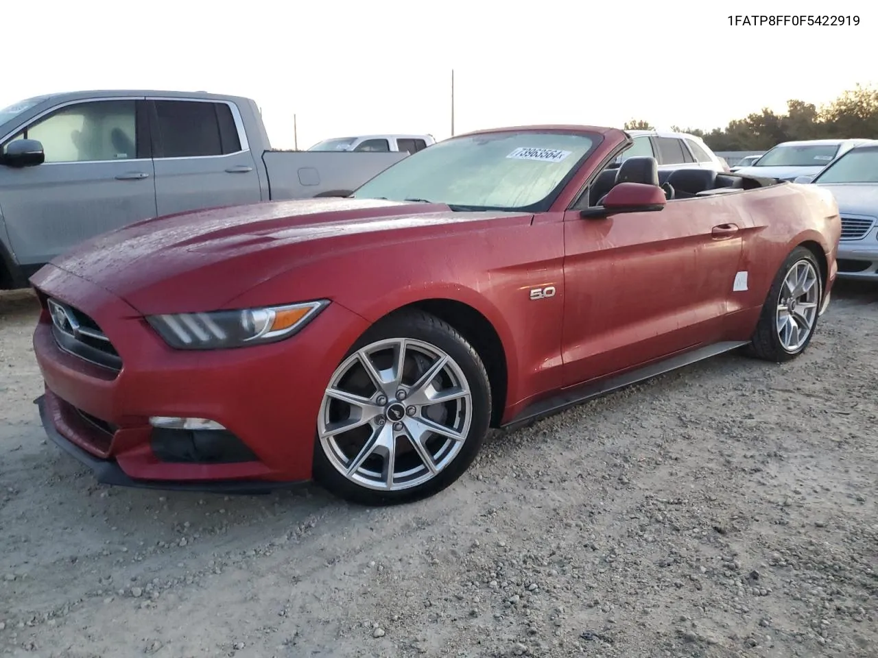 2015 Ford Mustang Gt VIN: 1FATP8FF0F5422919 Lot: 73963564