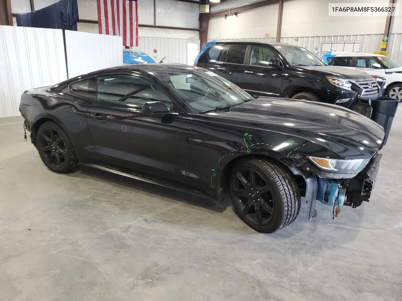 2015 Ford Mustang VIN: 1FA6P8AM8F5366327 Lot: 74041224