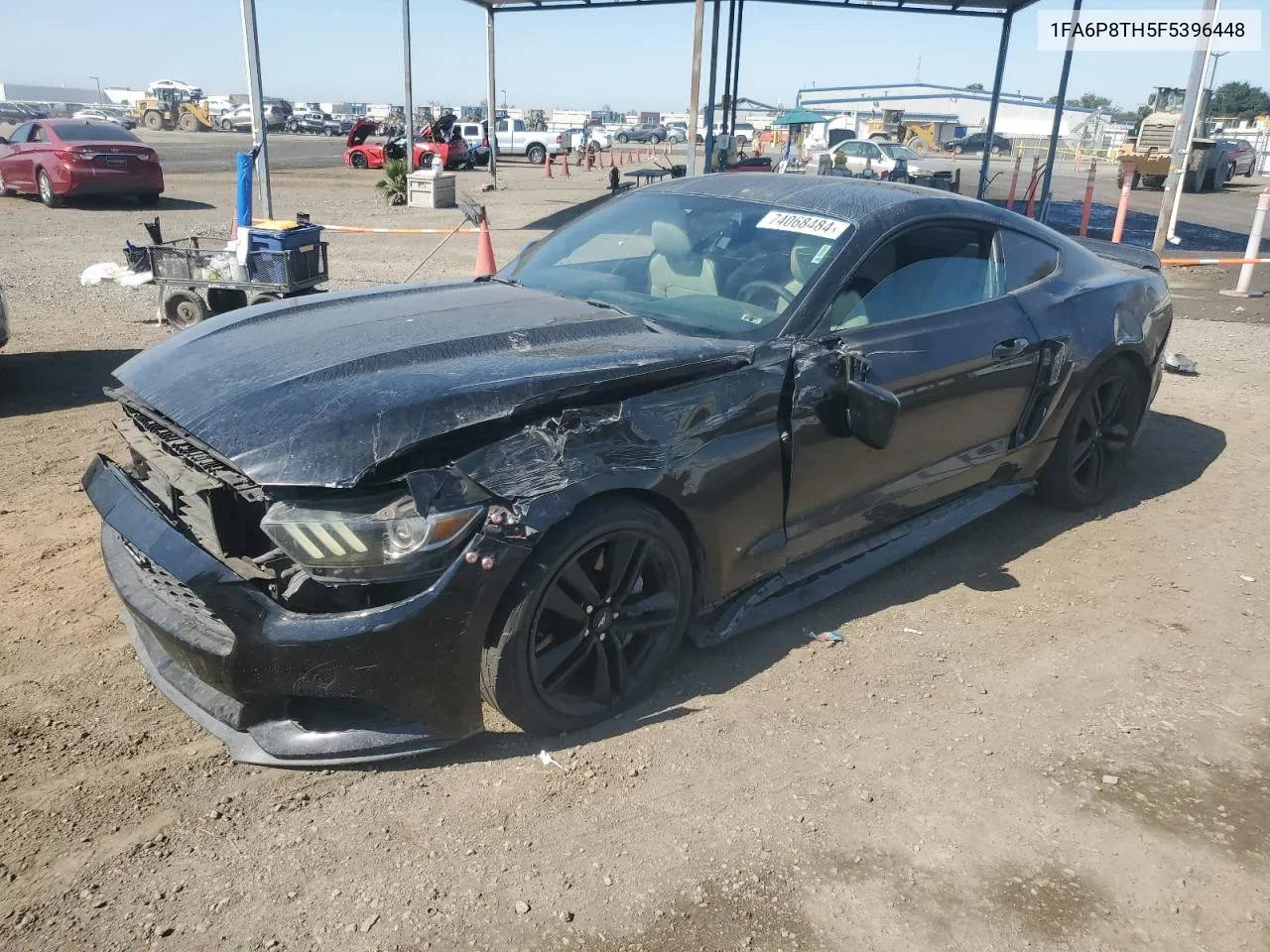 2015 Ford Mustang VIN: 1FA6P8TH5F5396448 Lot: 74068484