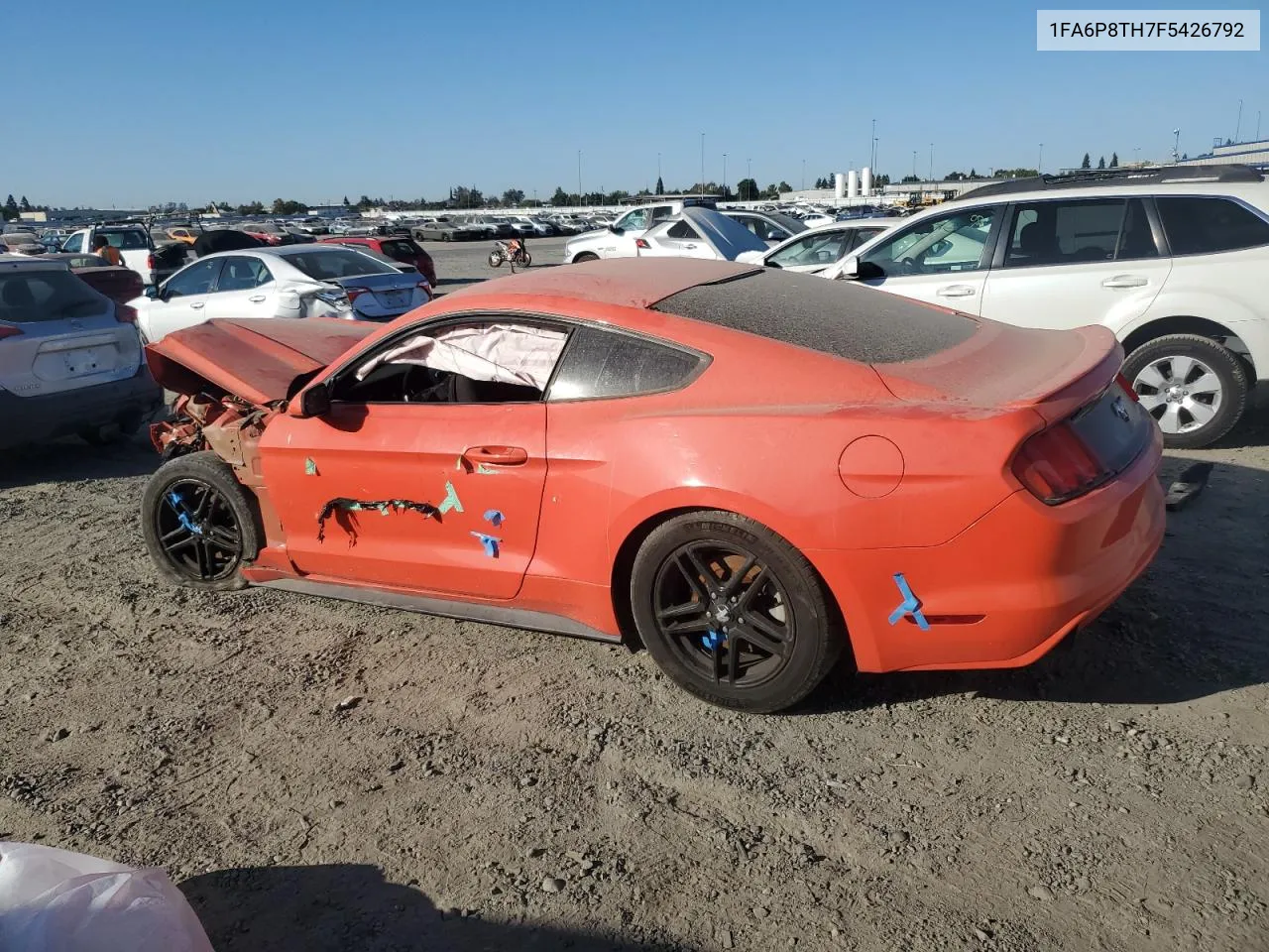 2015 Ford Mustang VIN: 1FA6P8TH7F5426792 Lot: 74394664