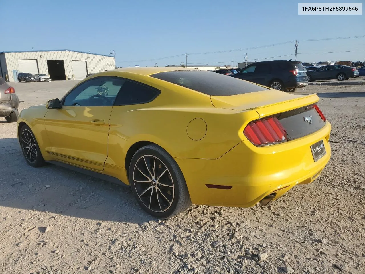 2015 Ford Mustang VIN: 1FA6P8TH2F5399646 Lot: 74483684