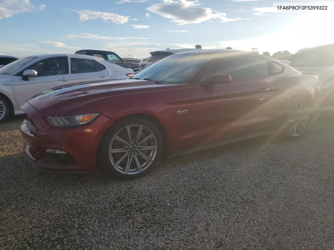 2015 Ford Mustang Gt VIN: 1FA6P8CF0F5399322 Lot: 74485954