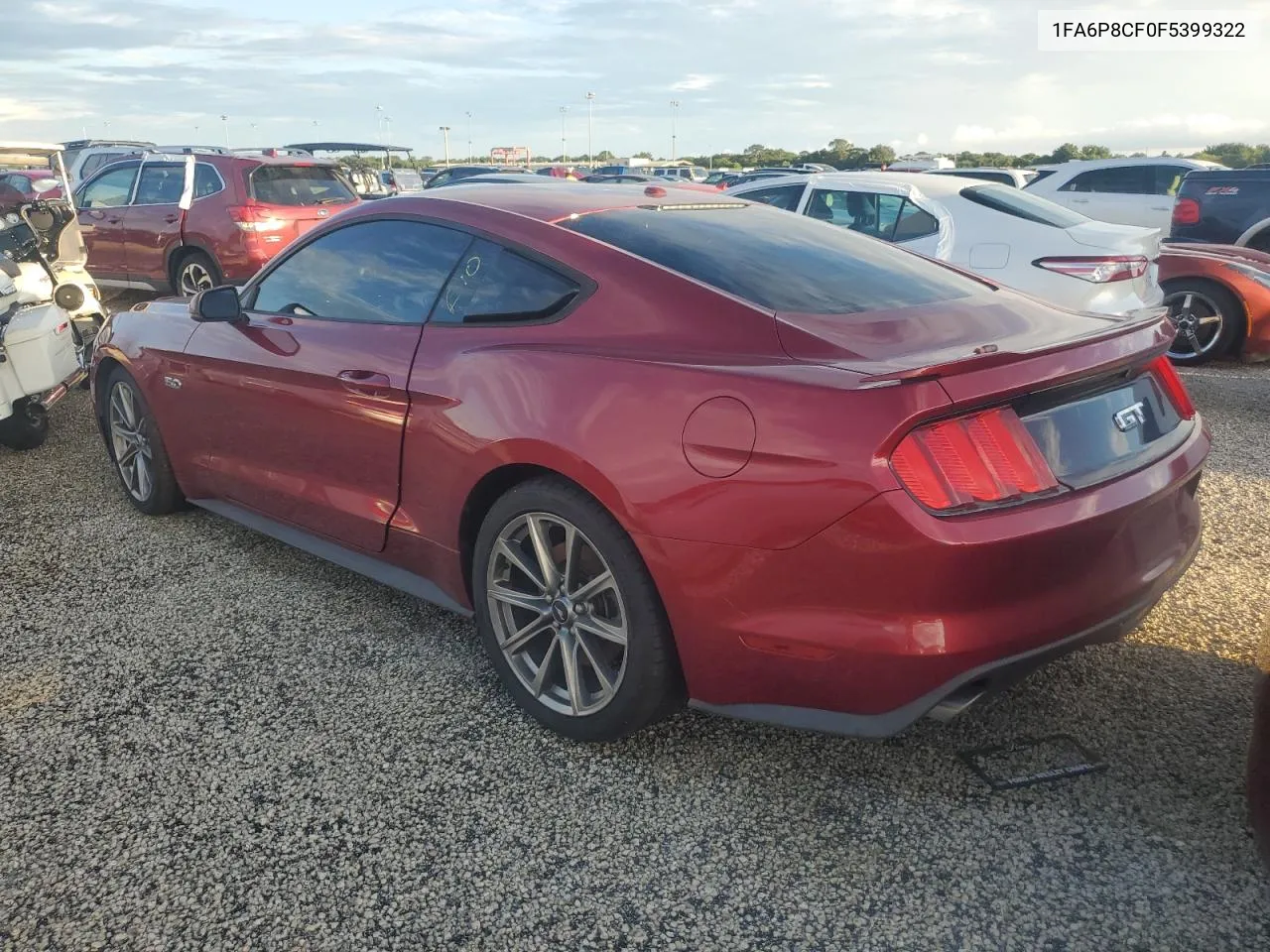 2015 Ford Mustang Gt VIN: 1FA6P8CF0F5399322 Lot: 74485954