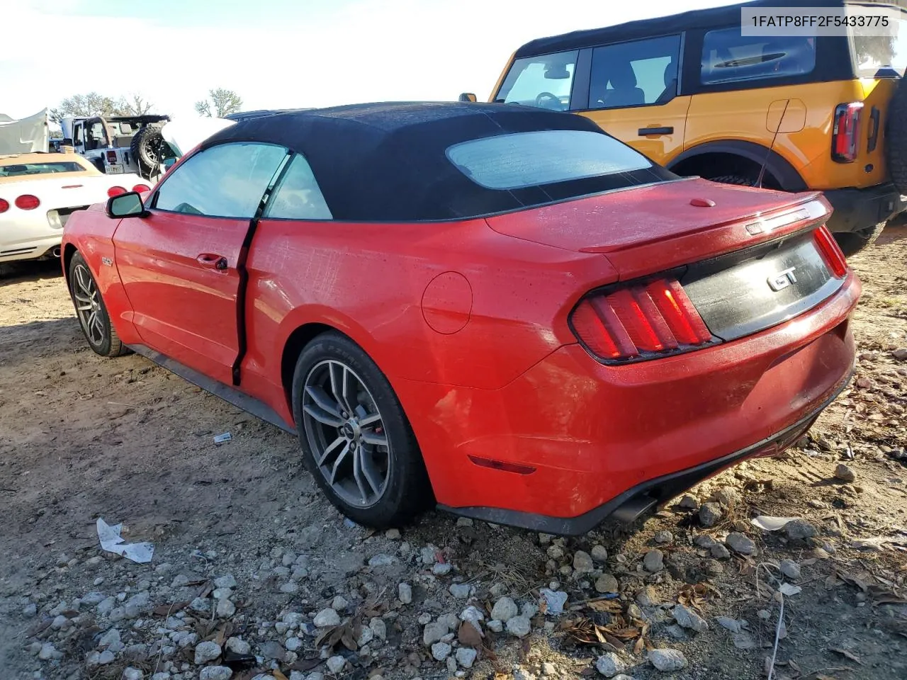 2015 Ford Mustang Gt VIN: 1FATP8FF2F5433775 Lot: 74776204