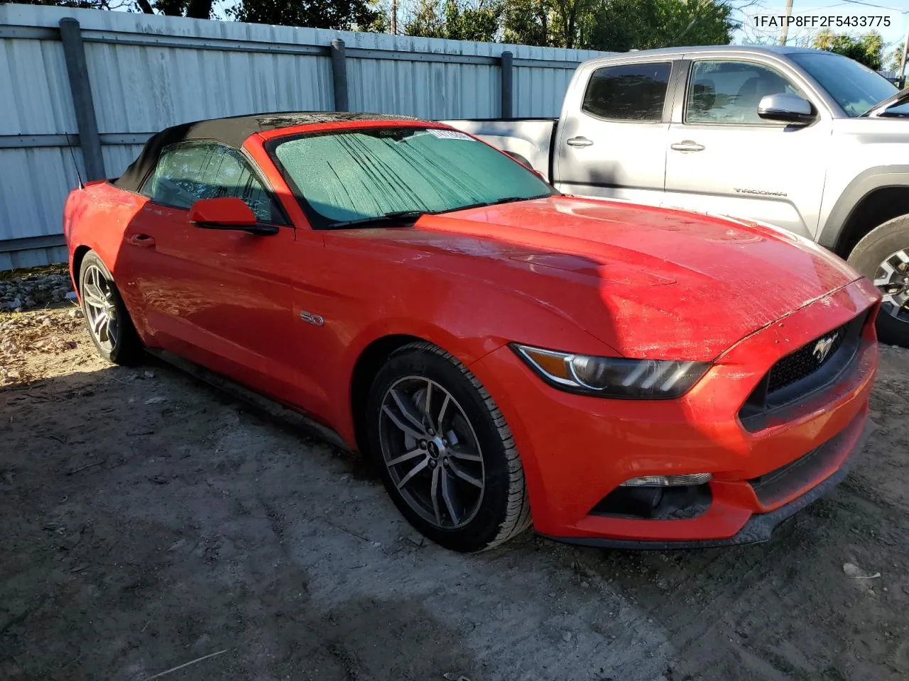 2015 Ford Mustang Gt VIN: 1FATP8FF2F5433775 Lot: 74776204