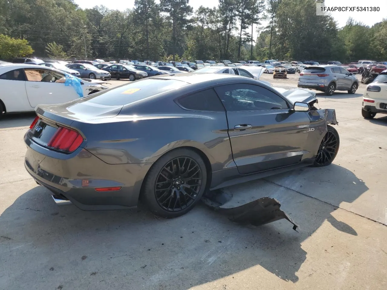 2015 Ford Mustang Gt VIN: 1FA6P8CFXF5341380 Lot: 74783934