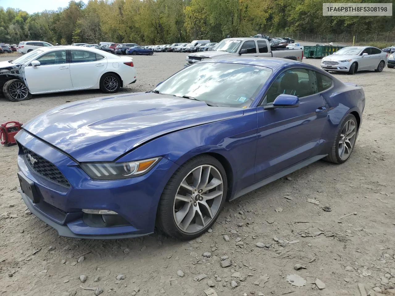 2015 Ford Mustang VIN: 1FA6P8TH8F5308198 Lot: 74833314