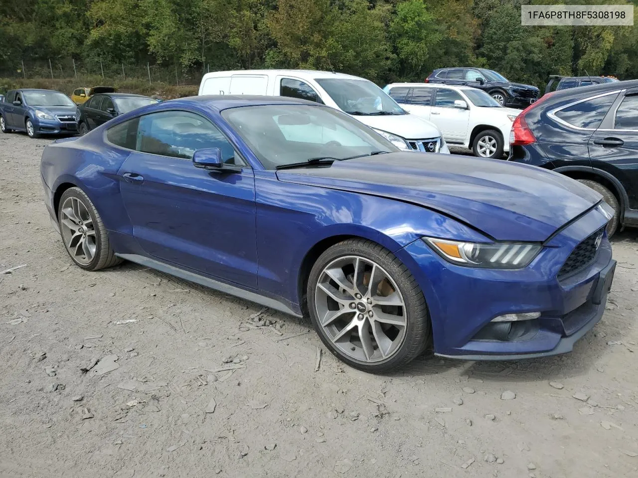 2015 Ford Mustang VIN: 1FA6P8TH8F5308198 Lot: 74833314