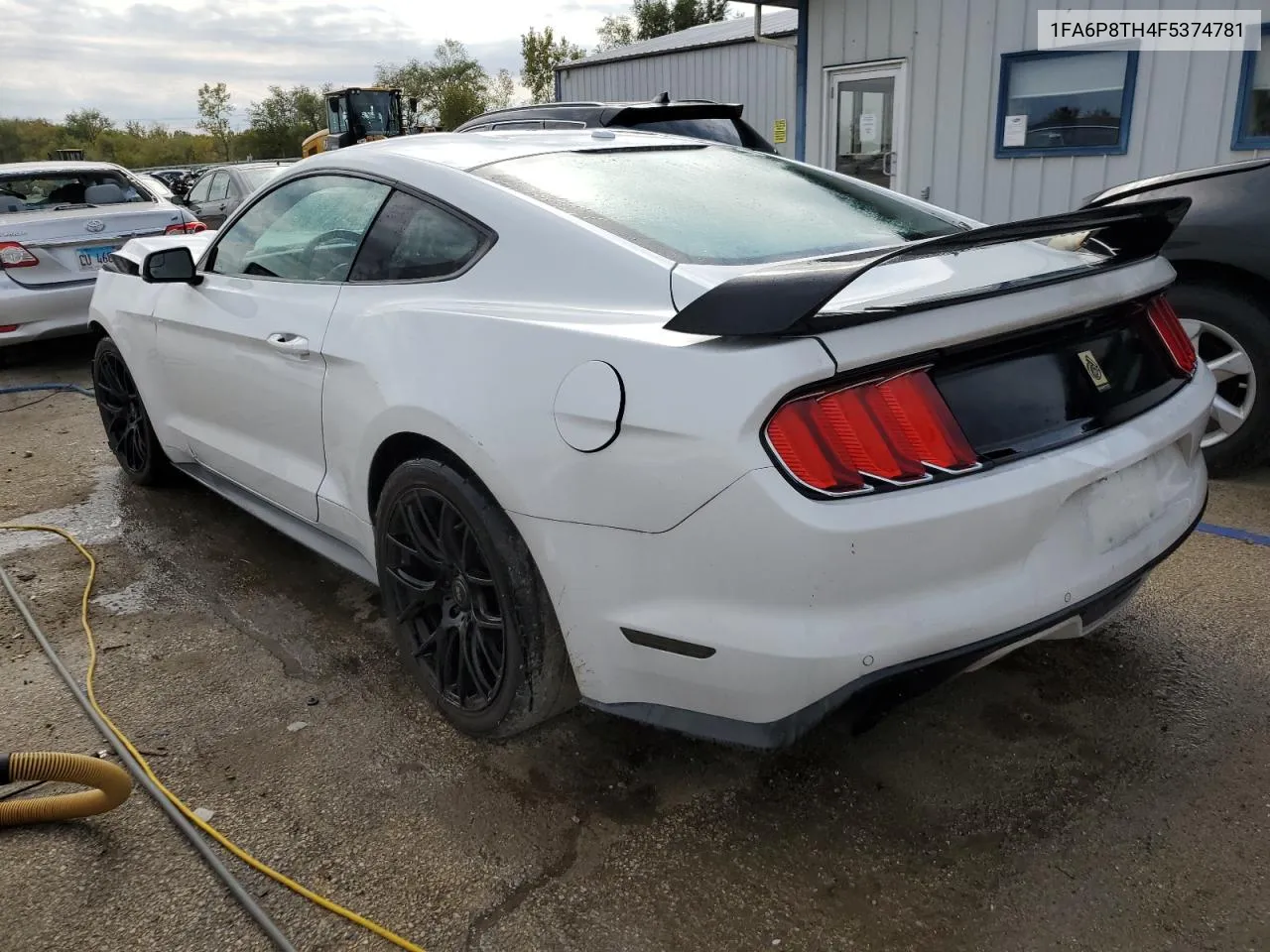 2015 Ford Mustang VIN: 1FA6P8TH4F5374781 Lot: 74898754