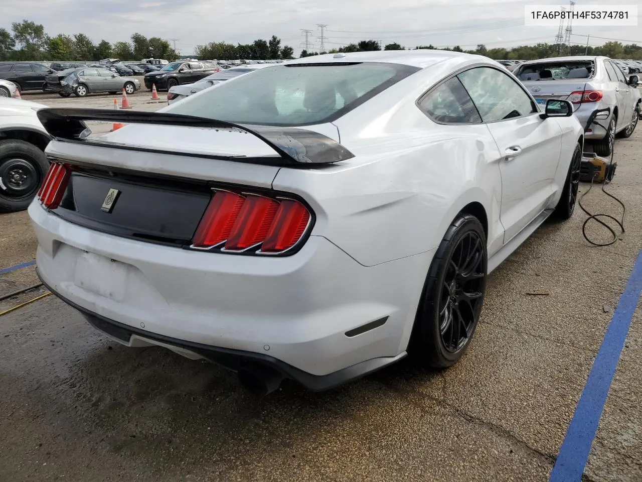 2015 Ford Mustang VIN: 1FA6P8TH4F5374781 Lot: 74898754