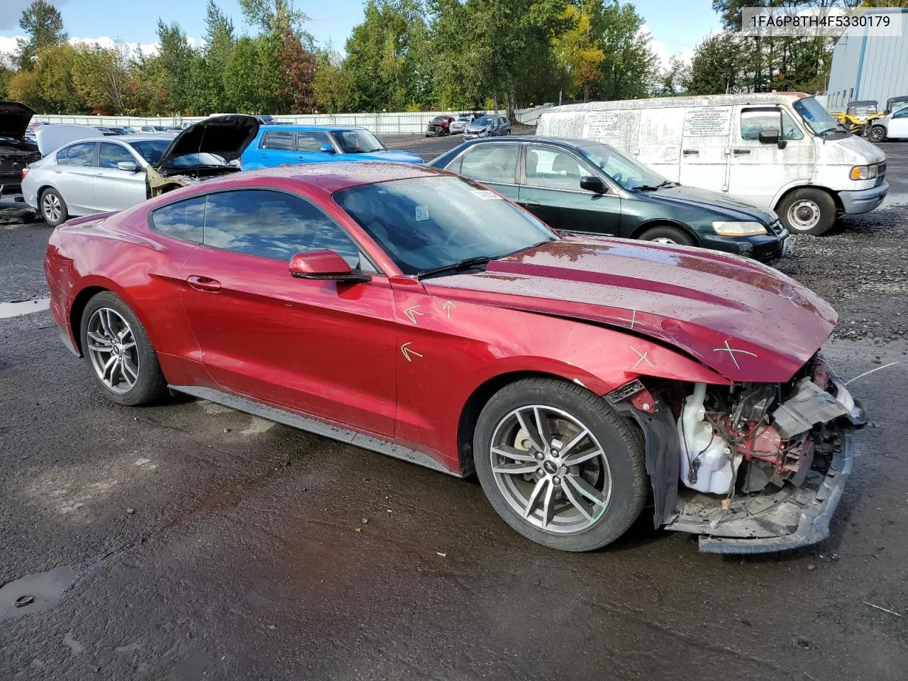 2015 Ford Mustang VIN: 1FA6P8TH4F5330179 Lot: 74925004