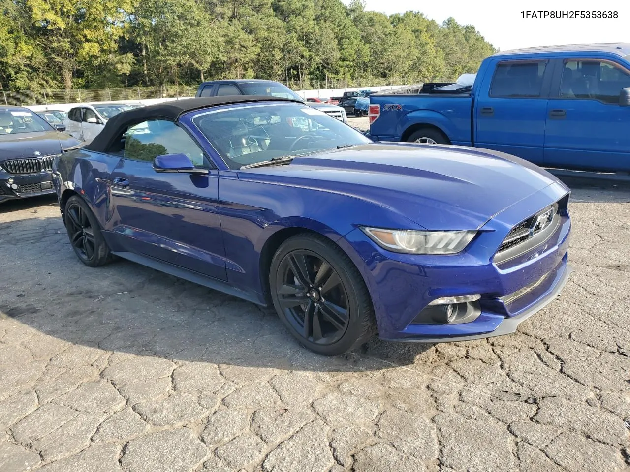 2015 Ford Mustang VIN: 1FATP8UH2F5353638 Lot: 74995534