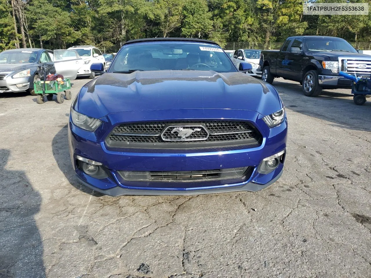 2015 Ford Mustang VIN: 1FATP8UH2F5353638 Lot: 74995534