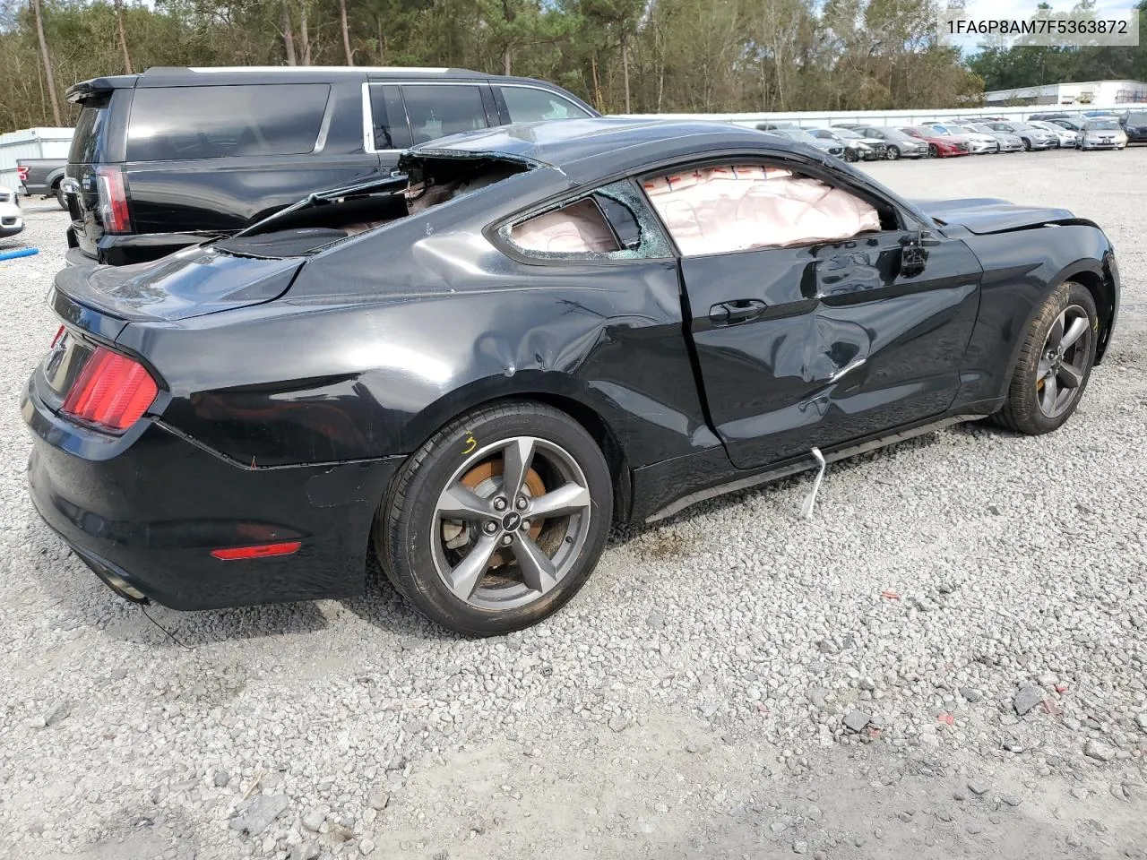 2015 Ford Mustang VIN: 1FA6P8AM7F5363872 Lot: 75196174