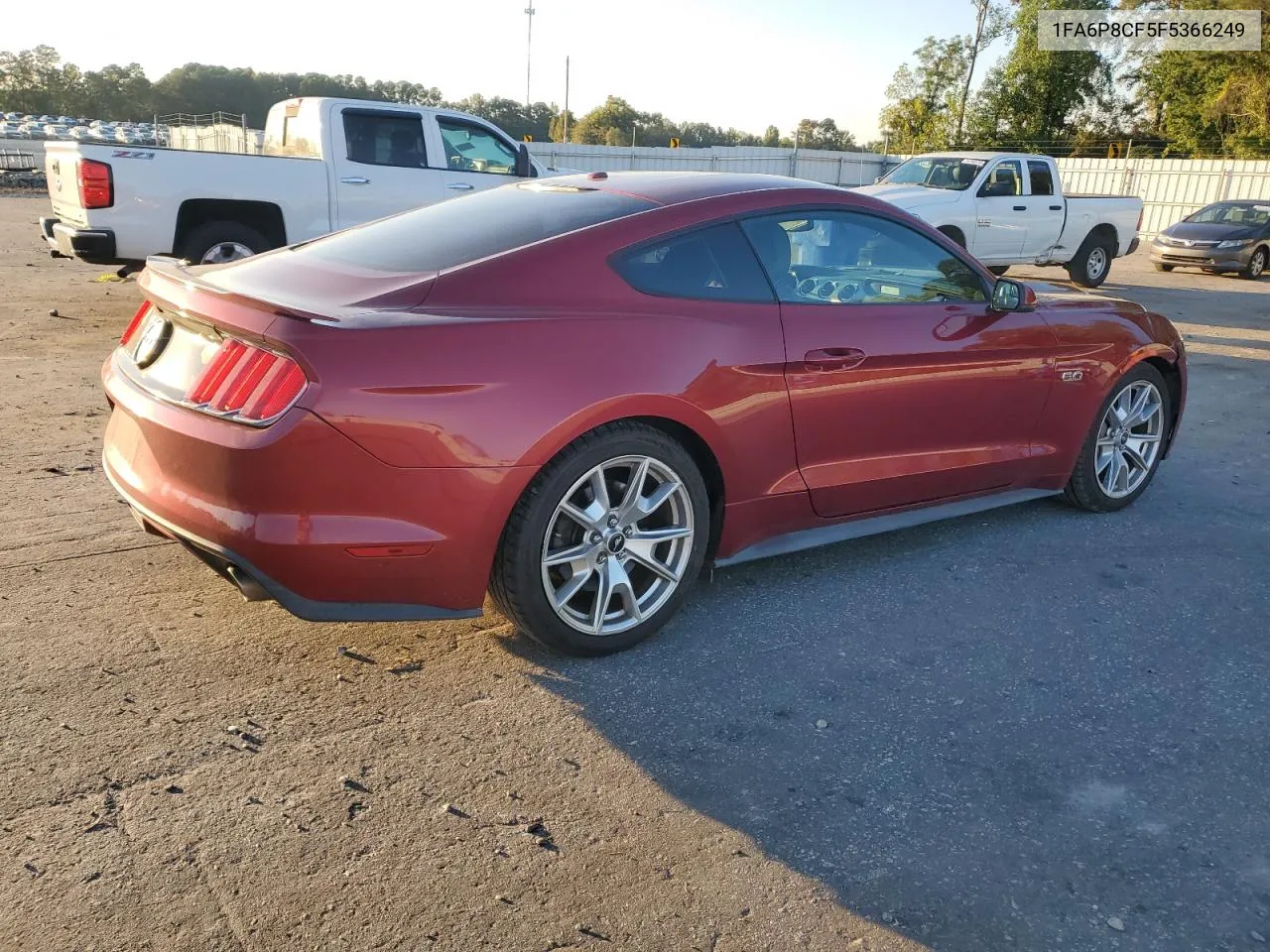 2015 Ford Mustang Gt VIN: 1FA6P8CF5F5366249 Lot: 75397264