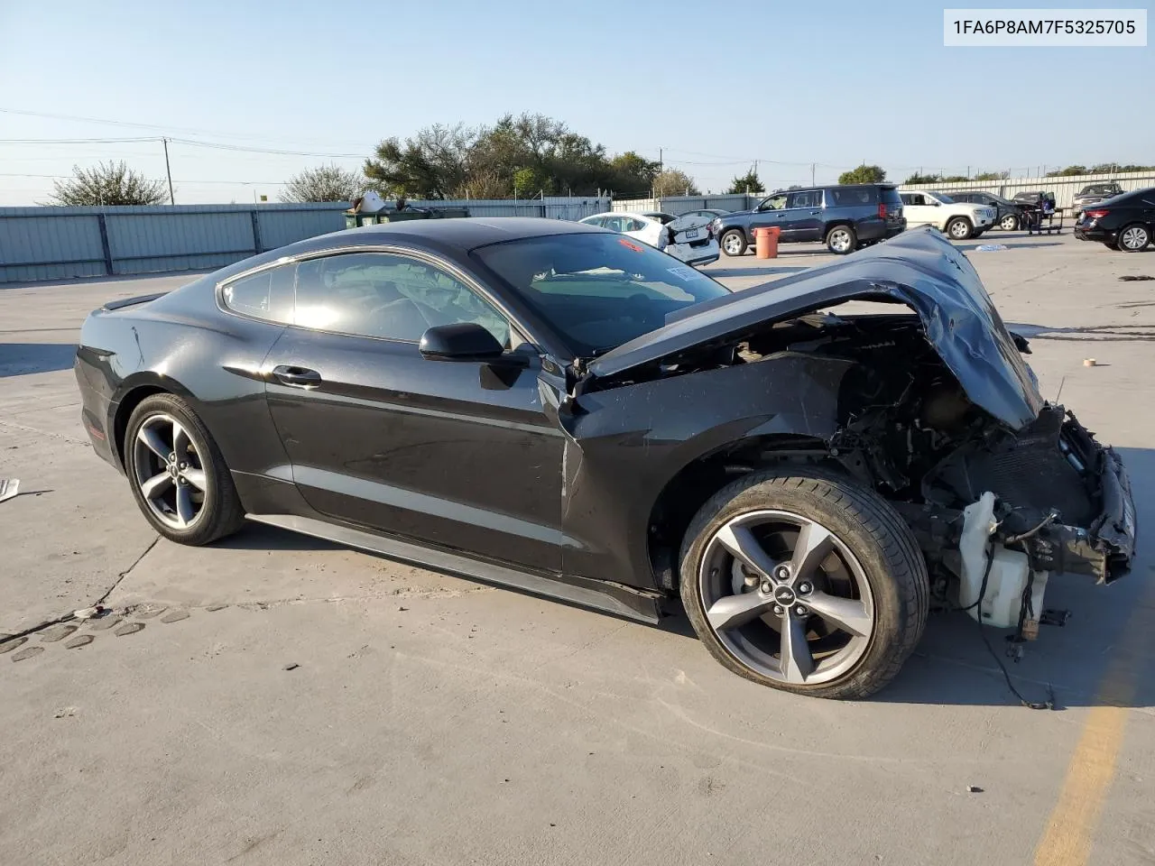 2015 Ford Mustang VIN: 1FA6P8AM7F5325705 Lot: 75456364