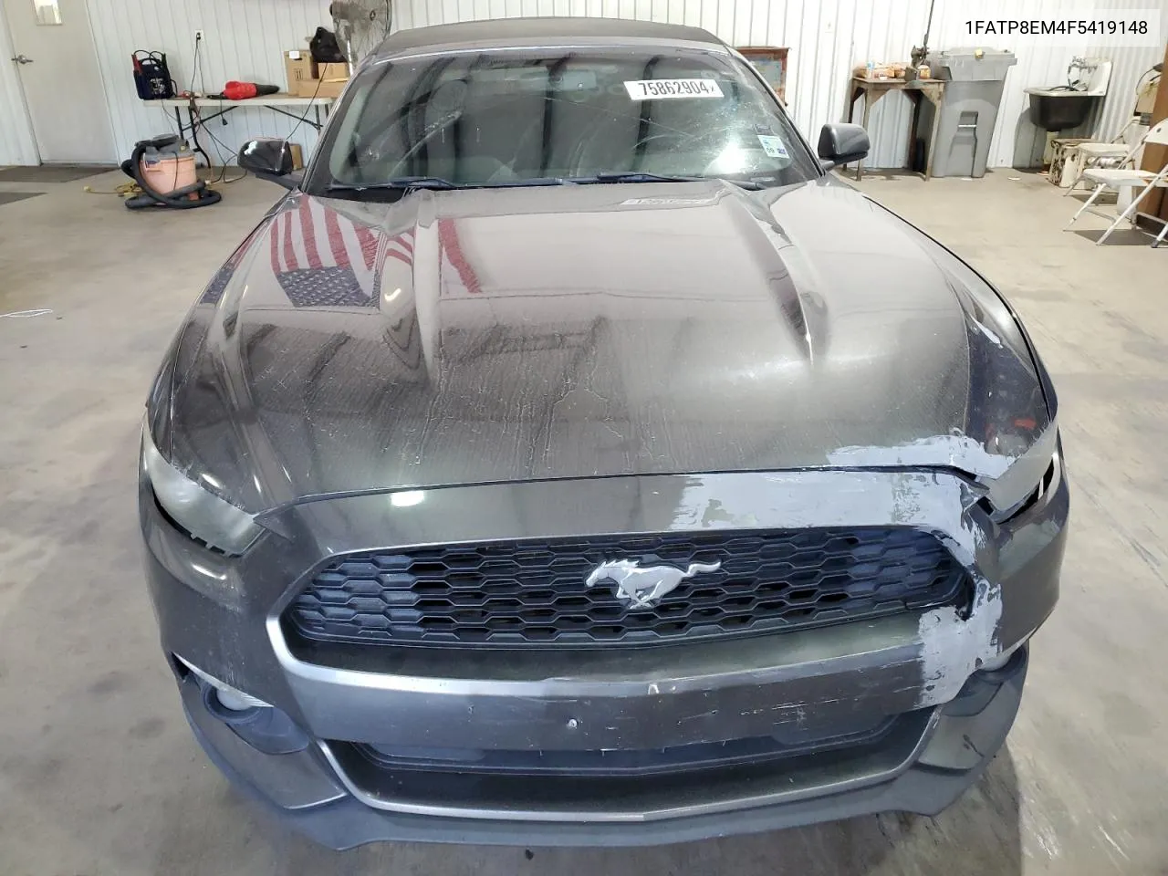 2015 Ford Mustang VIN: 1FATP8EM4F5419148 Lot: 75862904