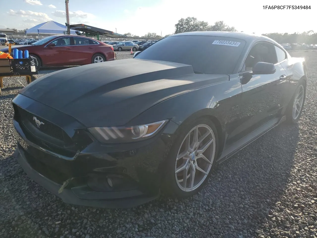 2015 Ford Mustang Gt VIN: 1FA6P8CF7F5349484 Lot: 76033434