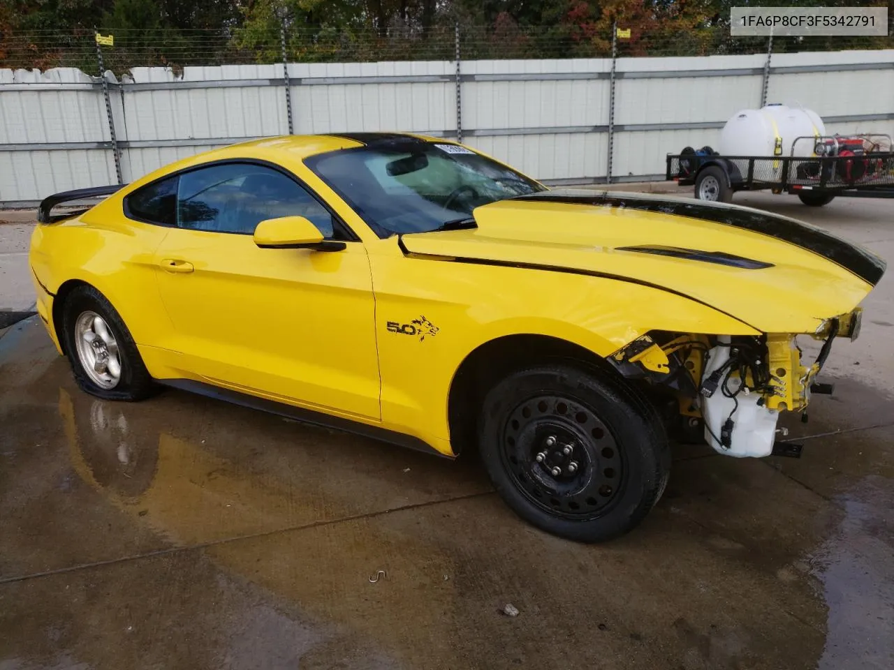 2015 Ford Mustang Gt VIN: 1FA6P8CF3F5342791 Lot: 76514724