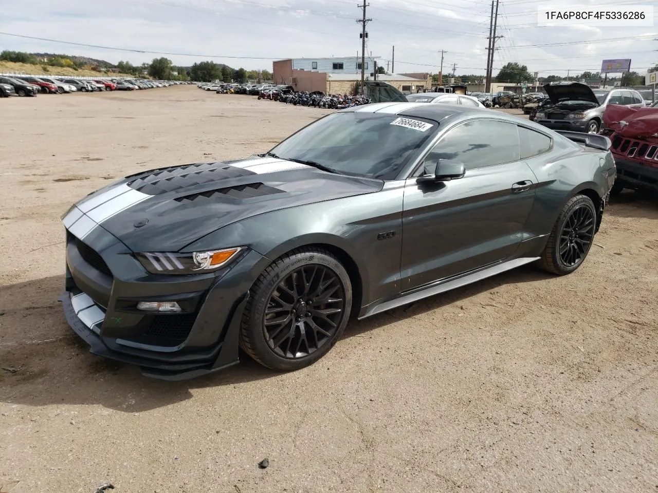 2015 Ford Mustang Gt VIN: 1FA6P8CF4F5336286 Lot: 76684684