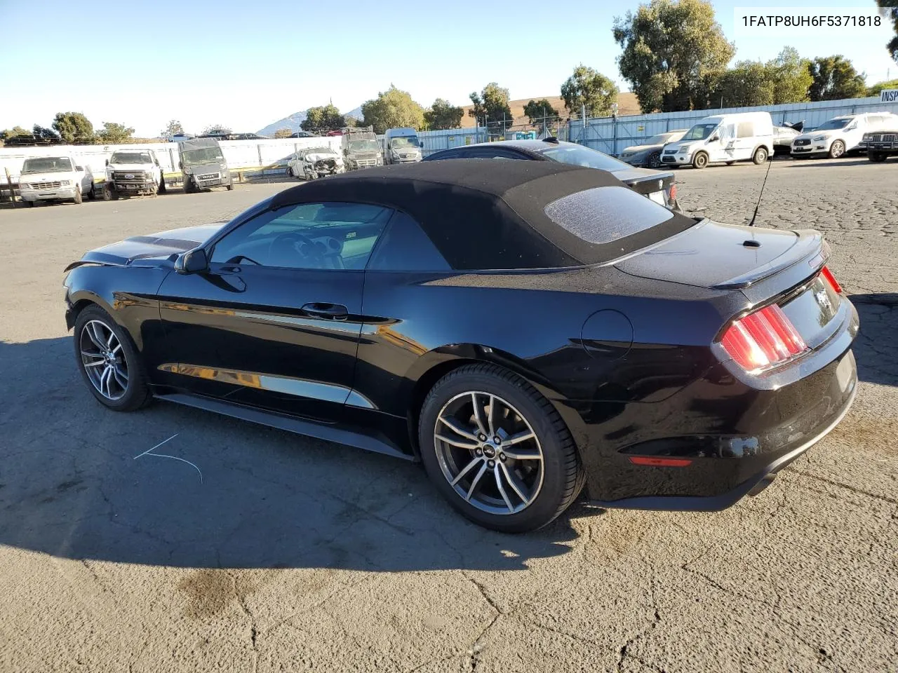 2015 Ford Mustang VIN: 1FATP8UH6F5371818 Lot: 76749034