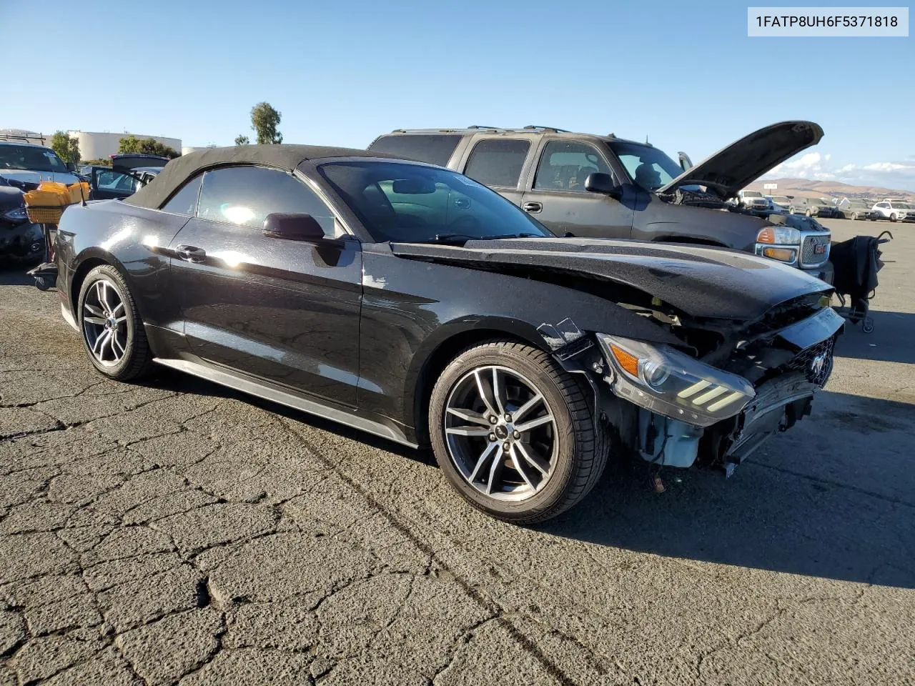 2015 Ford Mustang VIN: 1FATP8UH6F5371818 Lot: 76749034