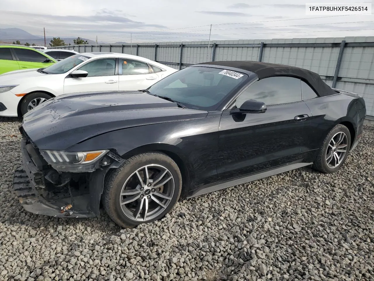 2015 Ford Mustang VIN: 1FATP8UHXF5426514 Lot: 76840344