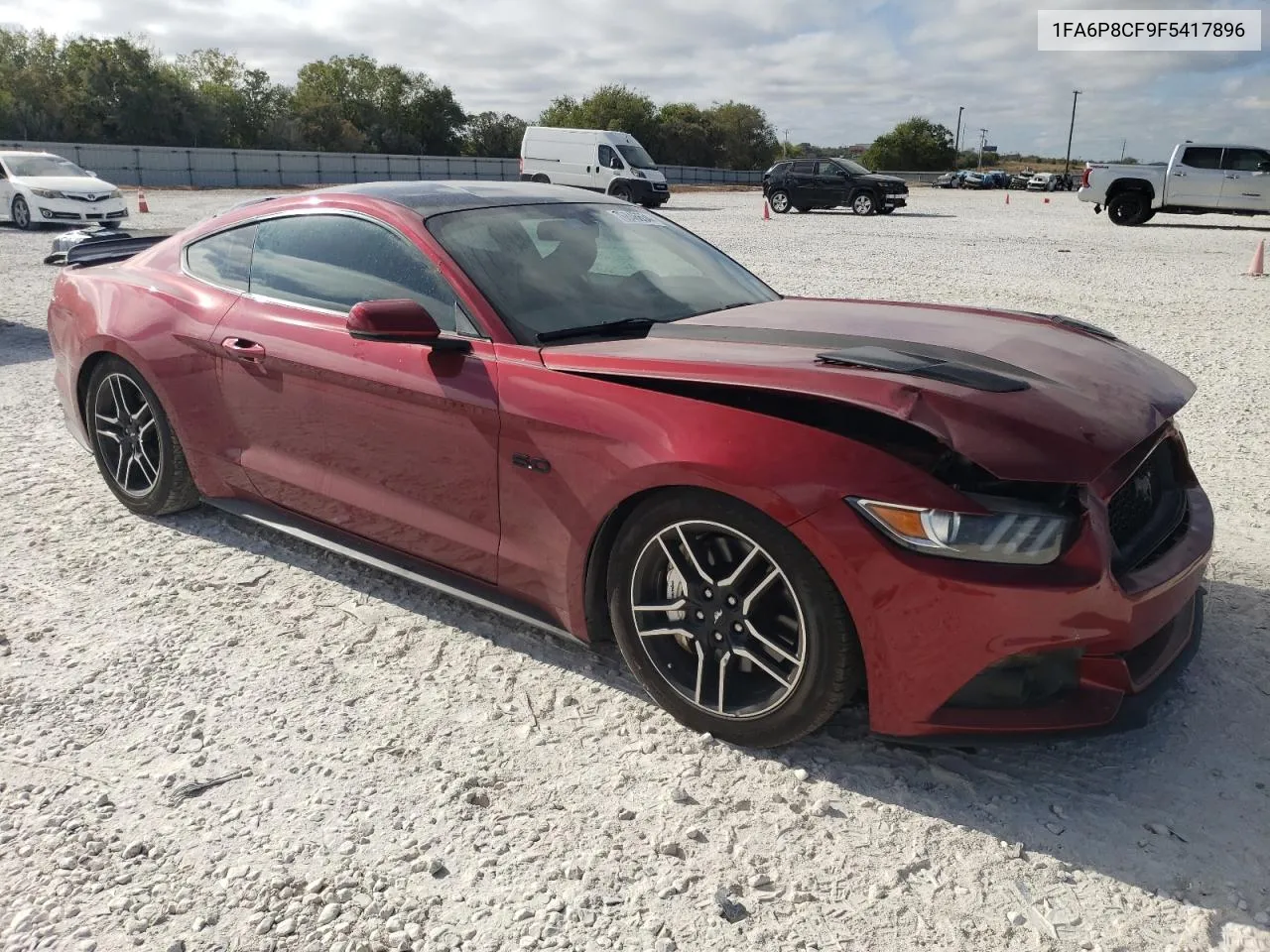 2015 Ford Mustang Gt VIN: 1FA6P8CF9F5417896 Lot: 76846634