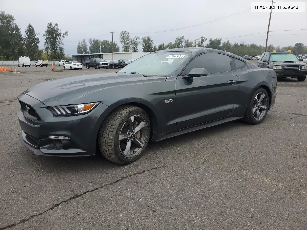 2015 Ford Mustang Gt VIN: 1FA6P8CF1F5396431 Lot: 77137944