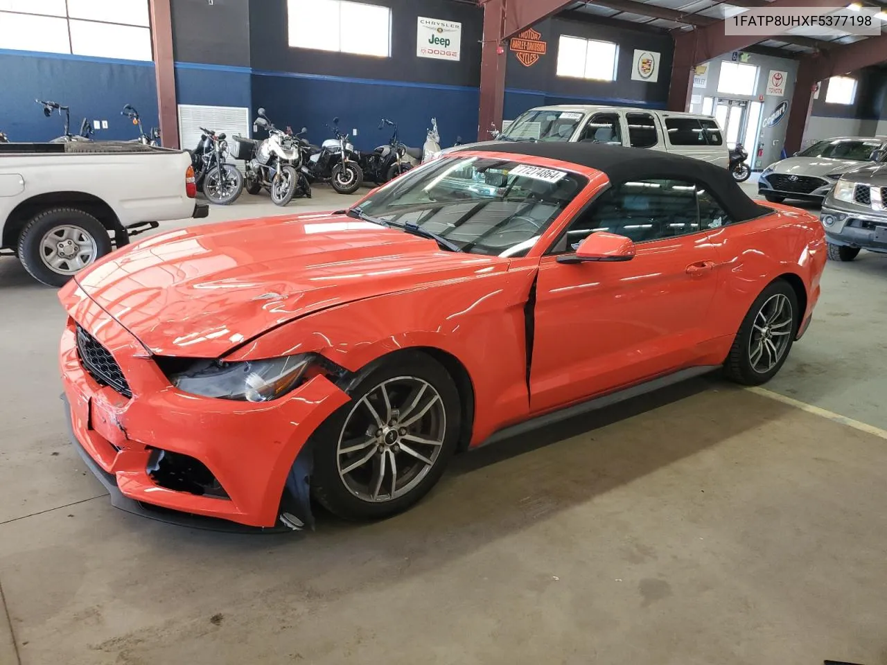 2015 Ford Mustang VIN: 1FATP8UHXF5377198 Lot: 77274864