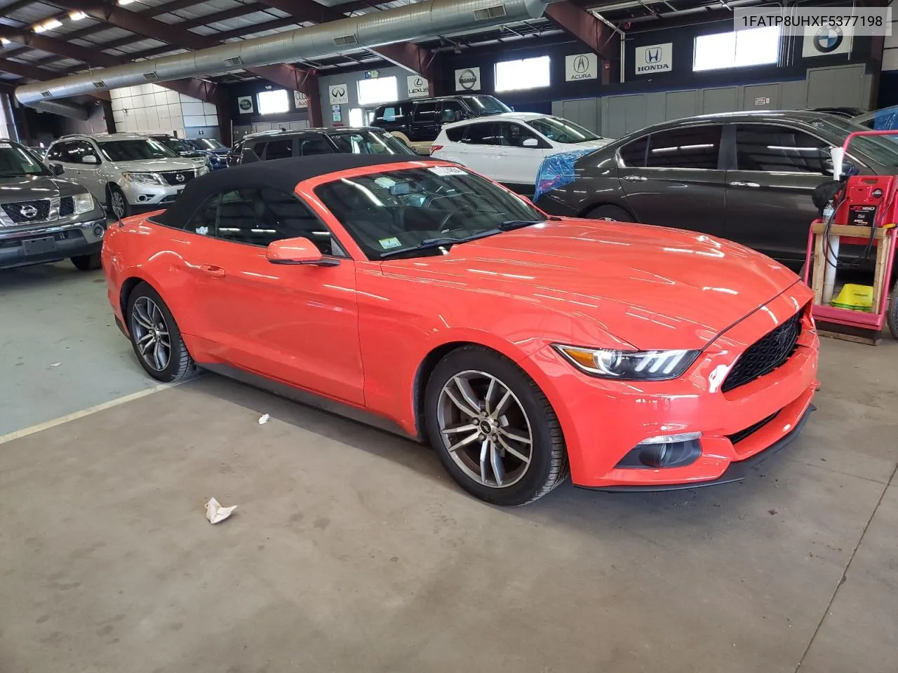 2015 Ford Mustang VIN: 1FATP8UHXF5377198 Lot: 77274864