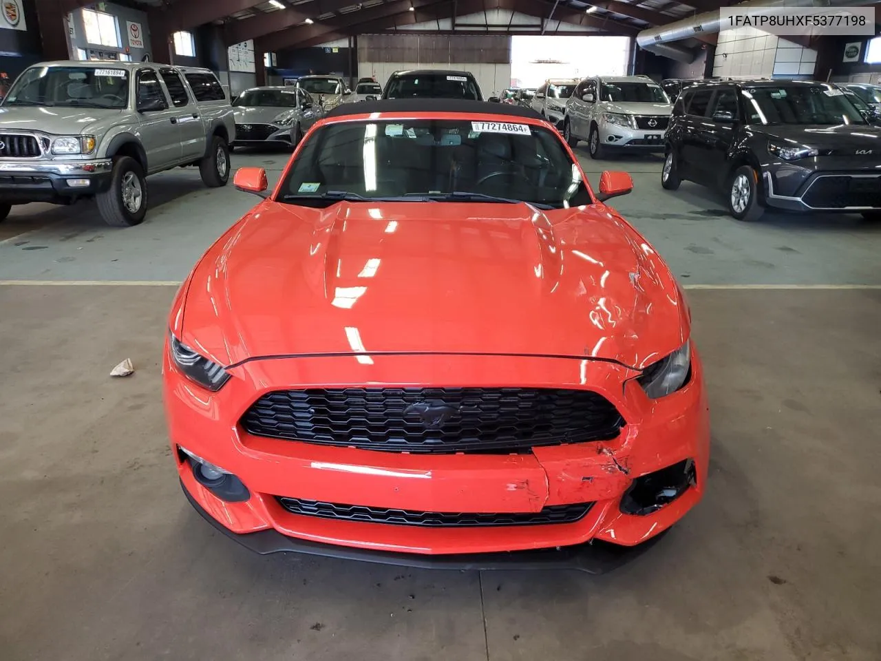 2015 Ford Mustang VIN: 1FATP8UHXF5377198 Lot: 77274864