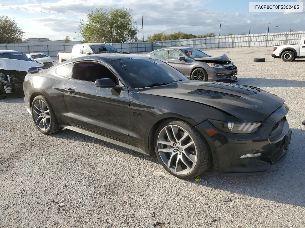 2015 Ford Mustang Gt VIN: 1FA6P8CF8F5362485 Lot: 77443344