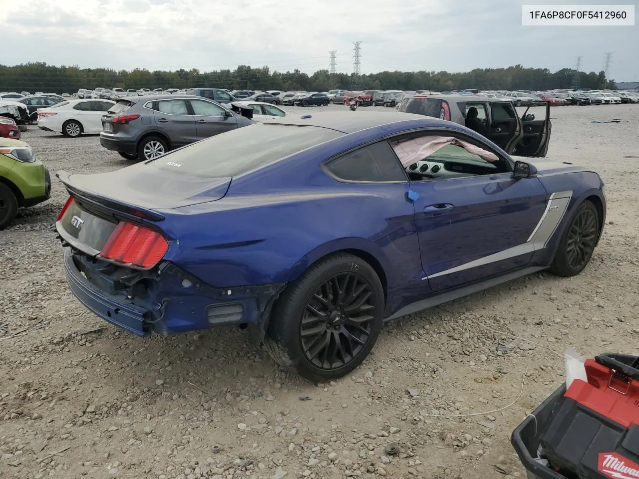 2015 Ford Mustang Gt VIN: 1FA6P8CF0F5412960 Lot: 77584734