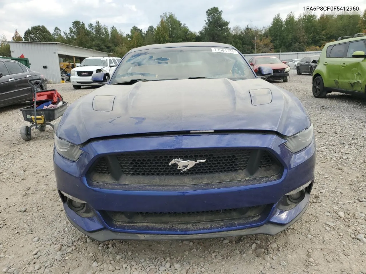 2015 Ford Mustang Gt VIN: 1FA6P8CF0F5412960 Lot: 77584734