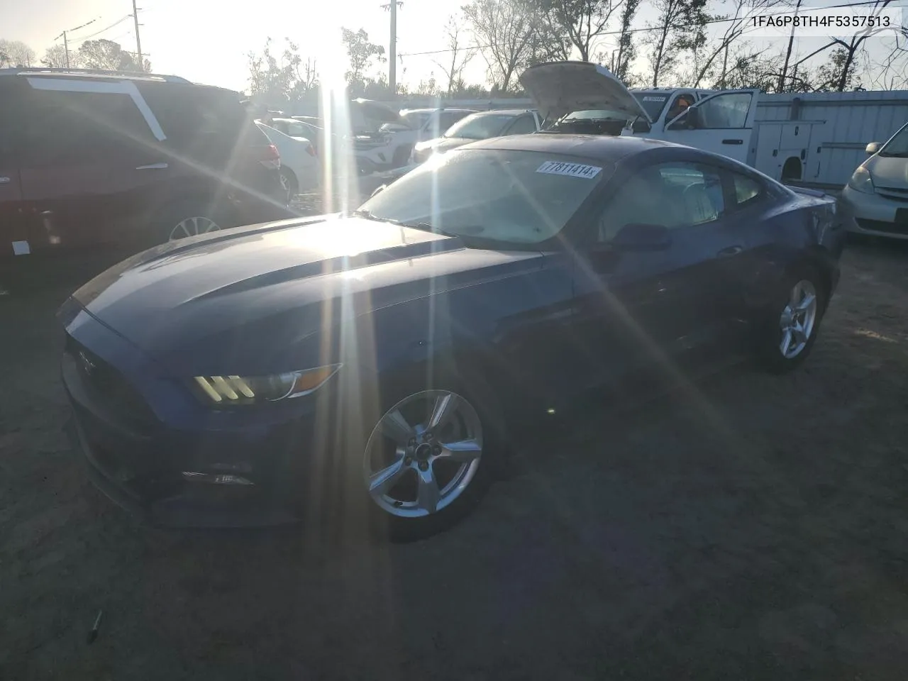 2015 Ford Mustang VIN: 1FA6P8TH4F5357513 Lot: 77811414