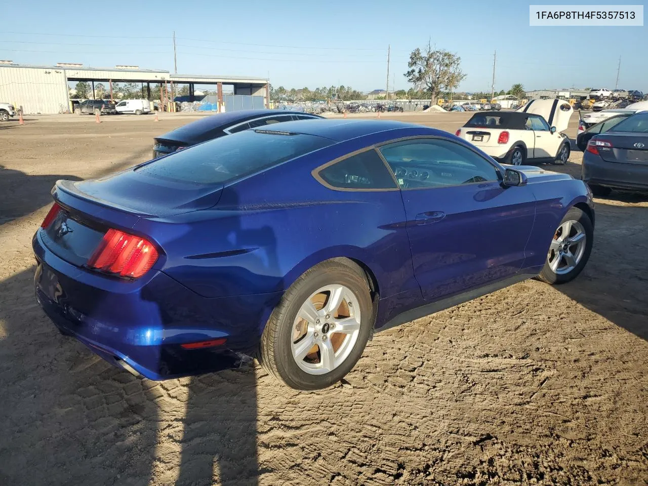 2015 Ford Mustang VIN: 1FA6P8TH4F5357513 Lot: 77811414