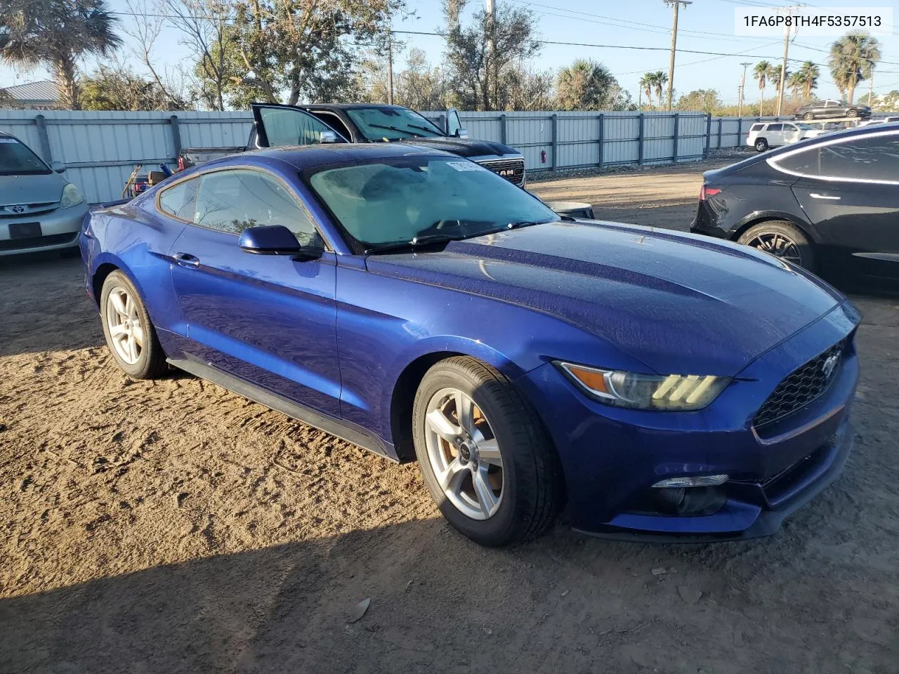 2015 Ford Mustang VIN: 1FA6P8TH4F5357513 Lot: 77811414