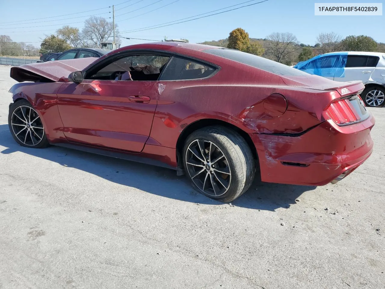 2015 Ford Mustang VIN: 1FA6P8TH8F5402839 Lot: 77857104