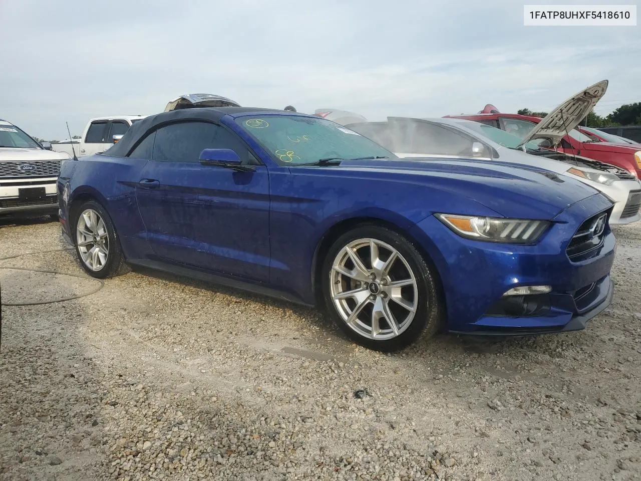 2015 Ford Mustang VIN: 1FATP8UHXF5418610 Lot: 77892864