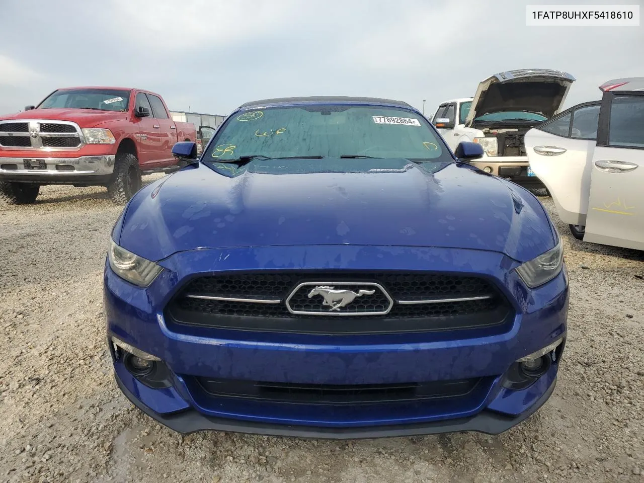 2015 Ford Mustang VIN: 1FATP8UHXF5418610 Lot: 77892864