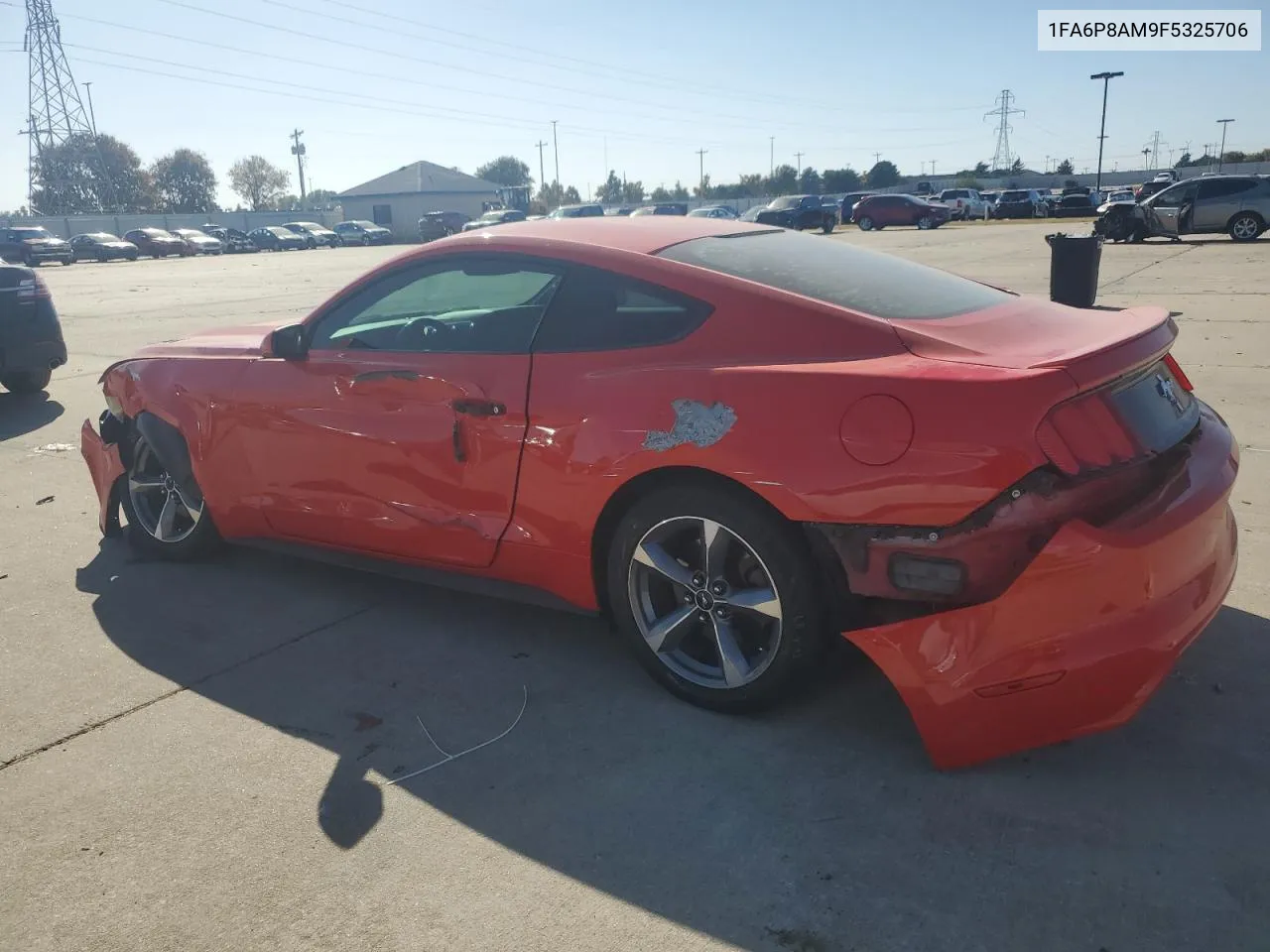 2015 Ford Mustang VIN: 1FA6P8AM9F5325706 Lot: 77995804