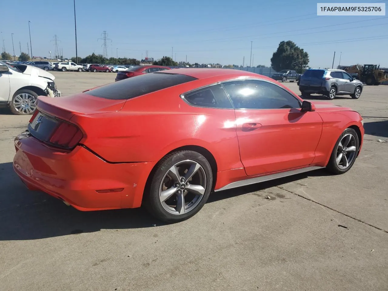 2015 Ford Mustang VIN: 1FA6P8AM9F5325706 Lot: 77995804