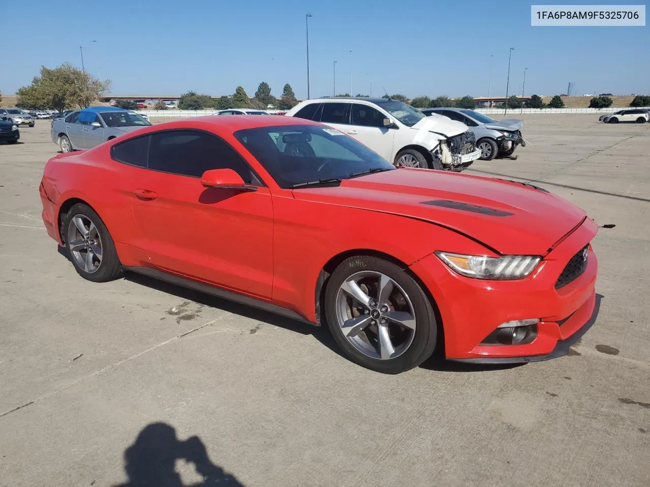 2015 Ford Mustang VIN: 1FA6P8AM9F5325706 Lot: 77995804