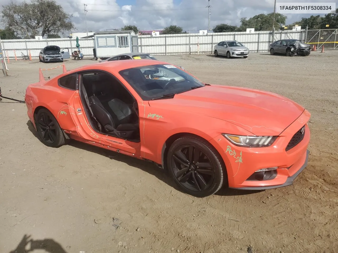 2015 Ford Mustang VIN: 1FA6P8TH1F5308334 Lot: 78182704