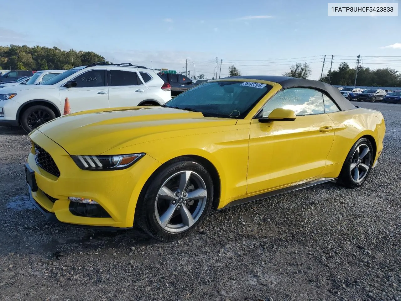 2015 Ford Mustang VIN: 1FATP8UH0F5423833 Lot: 78247264